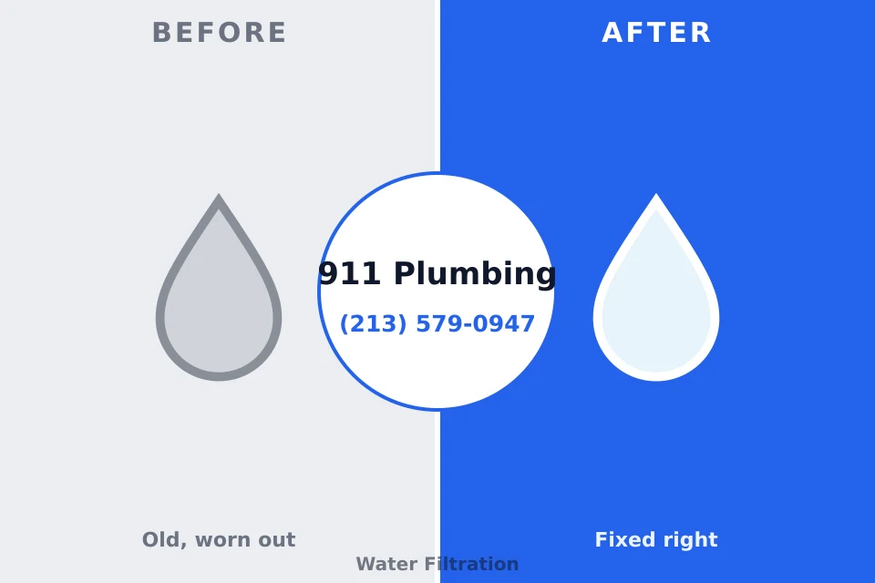 Before and after: plumbing repair Coosada, AL